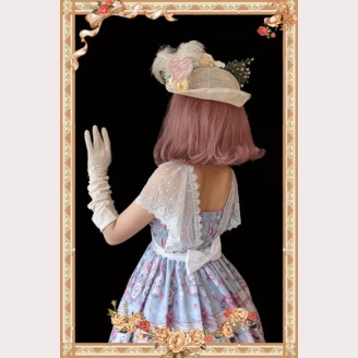 Infanta White Lace Lolita Bowknot (IN917)
